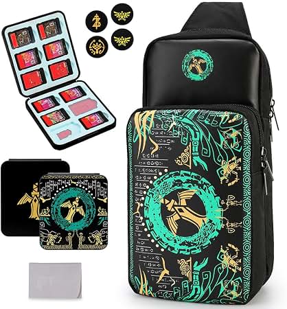 Amazon.com: TNP Switch Bag, Travel Compatible with Nintendo Switch